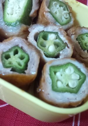 オクラ豚巻き-レシピのメイン写真