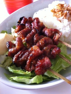 ランチに豚の串焼き-レシピのメイン写真