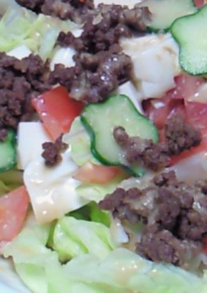 我家の豆腐サラダ♪-レシピのメイン写真
