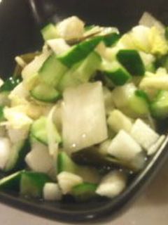即席☆昆布と野菜のコロコロ漬け-レシピのメイン写真