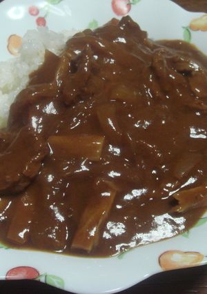 ウチの基本☆エリンギいっぱいハヤシライス-レシピのメイン写真