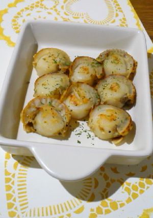 ベビーほたてのコンソメ焼き-レシピのメイン写真