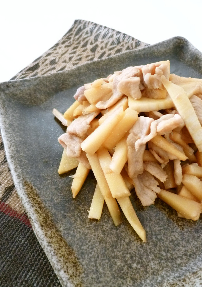 たけのこと豚肉のきんぴら風-レシピのメイン写真
