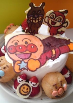 アンパンマンケーキ-レシピのメイン写真