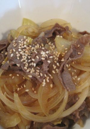ルクエで簡単お手軽、牛丼-レシピのメイン写真