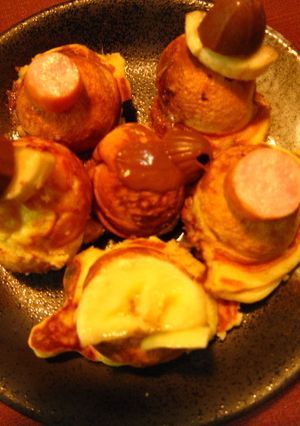 ♥ホットケーキたこ焼き♥-レシピのメイン写真