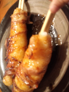 箸に巻いた肉巻おにぎり-レシピのメイン写真
