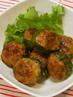 ピーマンの肉詰め-レシピのメイン写真