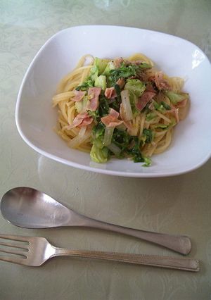 春キャベツの柚子胡椒風味パスタ-レシピのメイン写真