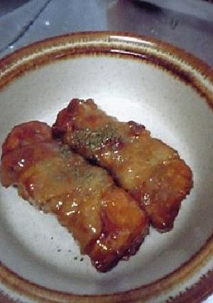 ラクラク♪厚揚げの豚肉巻き-レシピのメイン写真