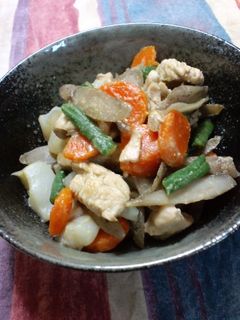 鶏ごぼうとこんにゃくの味噌煮✿-レシピのメイン写真
