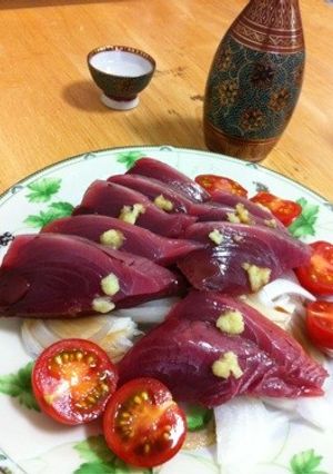 初鰹の刺し盛り サラダ仕立て-レシピのメイン写真