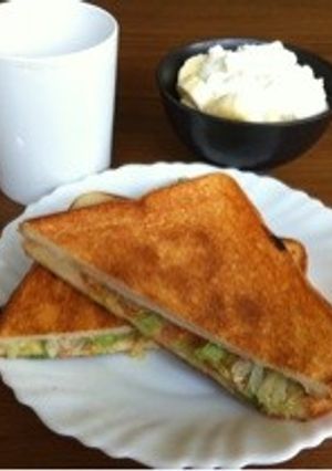 人気のホットサンド-レシピのメイン写真