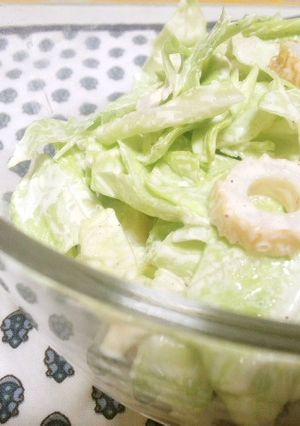 簡単！もぐもぐキャベツとちくわのサラダ★-レシピのメイン写真