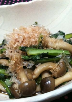 簡単キノコと小松菜の照り煮☆-レシピのメイン写真