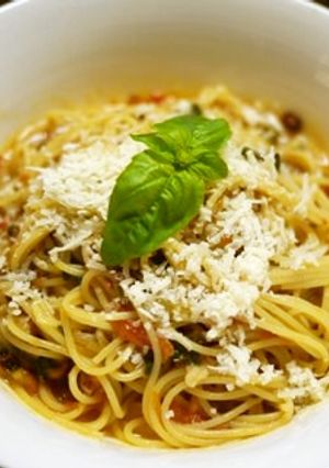 定番・トマトのパスタ-レシピのメイン写真