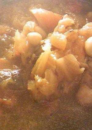 圧力鍋：鶏手羽元肉と大豆と野菜のトマト煮-レシピのメイン写真