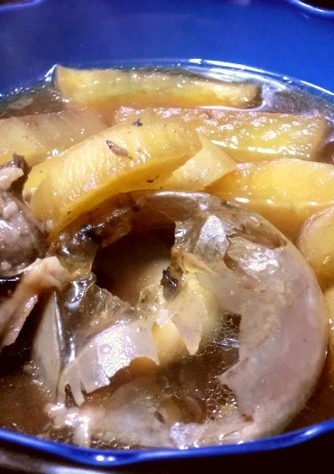 衝撃！まぐろの目玉の煮物-レシピのメイン写真