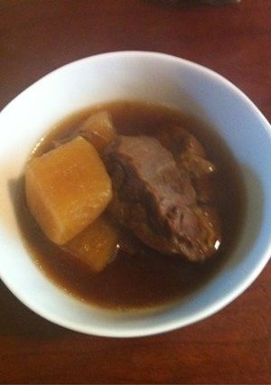 スロークッカーで大根と牛肉のスープ-レシピのメイン写真