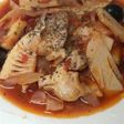 たけのこと鶏肉のトマト煮込み