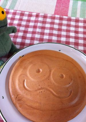 ケロちゃんのパンケーキ-レシピのメイン写真