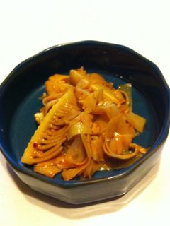 たけのこの姫皮の食べるラー油和え-レシピのメイン写真