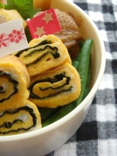 お弁当に♪くるくるのりたま♪-レシピのメイン写真
