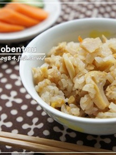 旬!ダブルで美味しいタケノコご飯-レシピのメイン写真