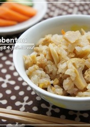 旬！ダブルで美味しいタケノコご飯-レシピのメイン写真