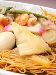 そうめんで!かた焼きそば-レシピのメイン写真