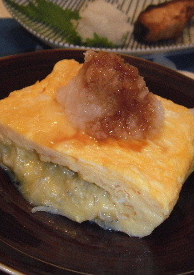 しらすとチーズのだし巻き玉子-レシピのメイン写真