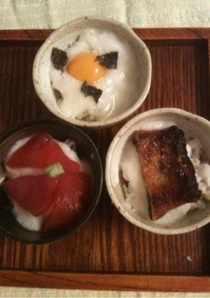 ミニミニ麦とろ三種-レシピのメイン写真