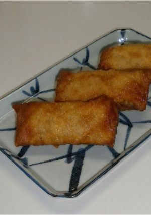 ネギたっぷりの春巻きカレー風味☆-レシピのメイン写真