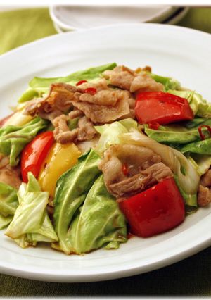 ビミサンだけで簡単！中華風野菜炒め-レシピのメイン写真