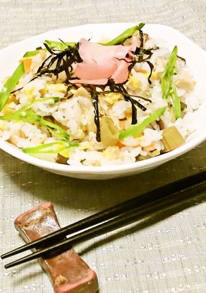 春☆具だくさん山菜ちらし寿司♪-レシピのメイン写真