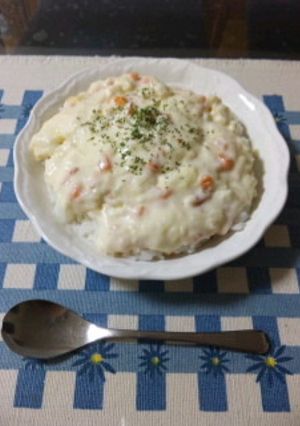 ☆★クリームソースかけご飯★☆-レシピのメイン写真