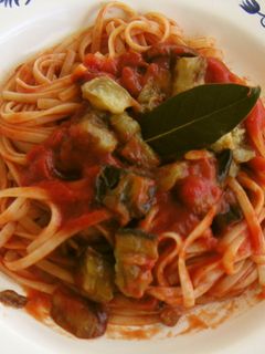 茄子とトマトのパスタ♪-レシピのメイン写真