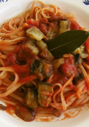 茄子とトマトのパスタ♪-レシピのメイン写真
