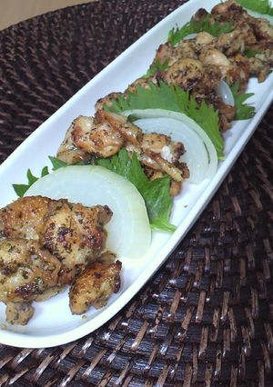 鶏の香味焼き蒸しオニオン添え-レシピのメイン写真