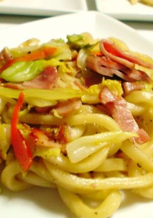 焼きうどん・醤油味-レシピのメイン写真