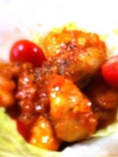 とり肉のケチャップ炒め-レシピのメイン写真