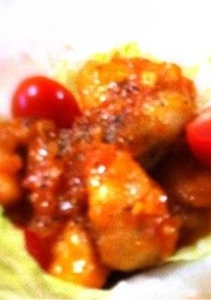 とり肉のケチャップ炒め-レシピのメイン写真