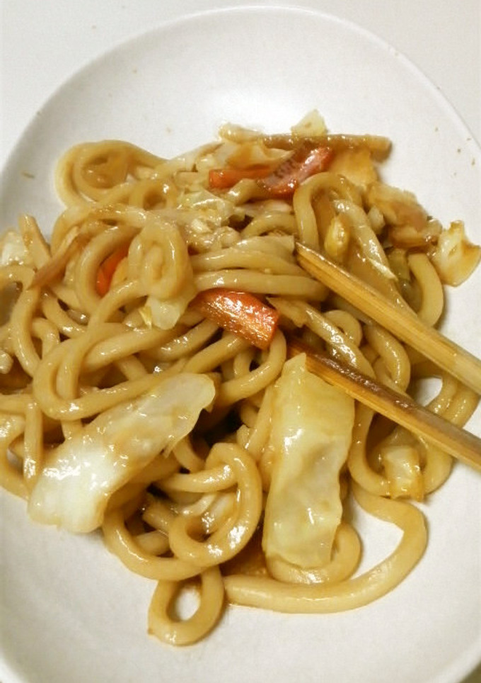 生姜焼き風味の★焼き焼きうどん-レシピのメイン写真