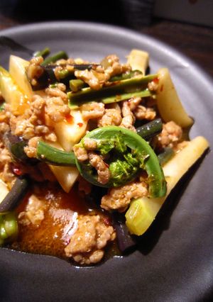 山菜の麻婆風♪-レシピのメイン写真