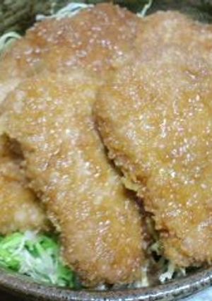 春キャベツたっぷりソースカツ丼-レシピのメイン写真