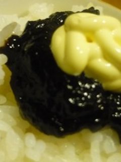 やみつき☆海苔の佃煮+マヨ☆ご飯-レシピのメイン写真