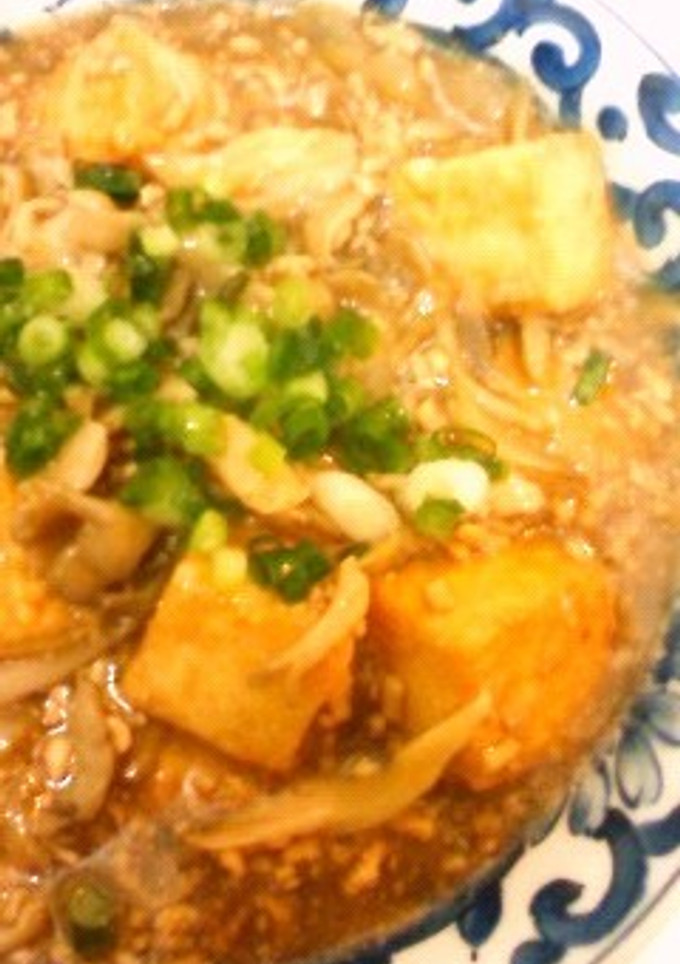 厚揚げと舞茸のめんつゆ煮＊簡単＊-レシピのメイン写真