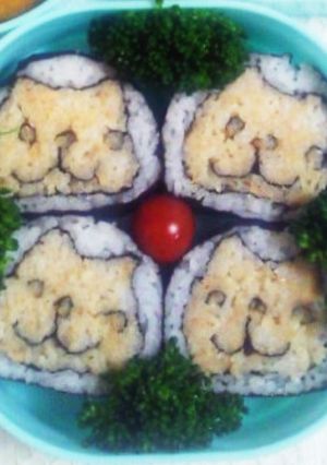 カピバラさん☆キュルッと弁当〜巻き寿司〜-レシピのメイン写真