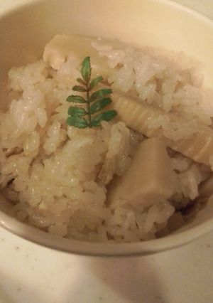 春の筍ごはん-レシピのメイン写真