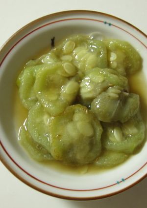 フライパン１つで簡単！みそ味へちま-レシピのメイン写真